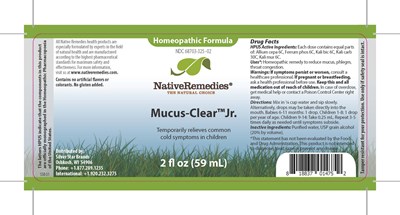 Mucus Clear Jr (368000 Label 367997 Nr Mucus Clear Jr)